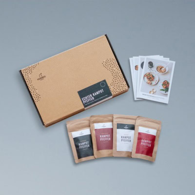 Kampot Pfeffer | Geschenkbox 4x40g