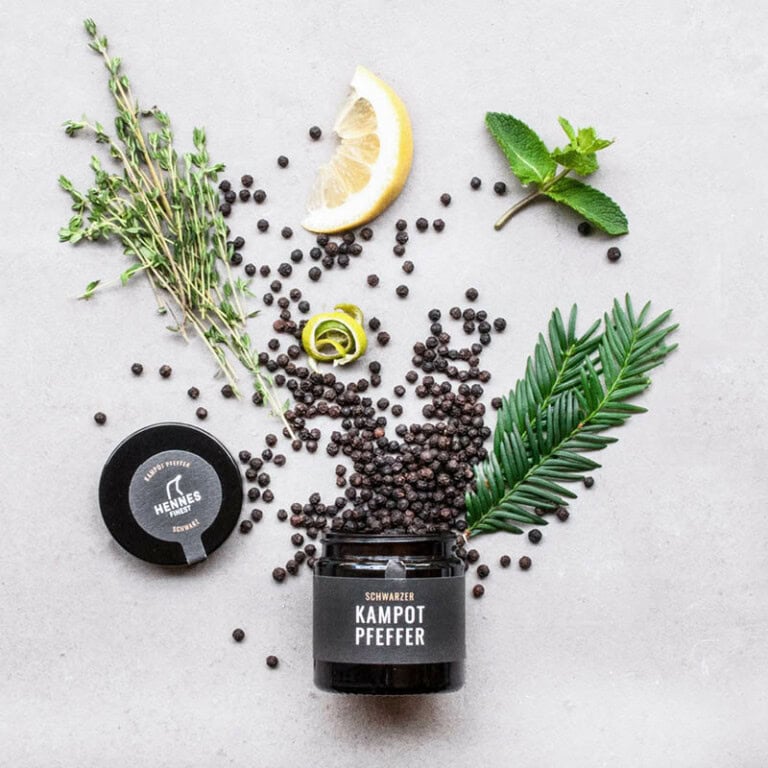 Aromaprofil Schwarzer Kampot Pfeffer Hennes Finest
