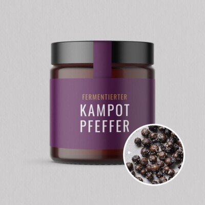 Fermentierter Kampot Pfeffer im Glas | 50 g