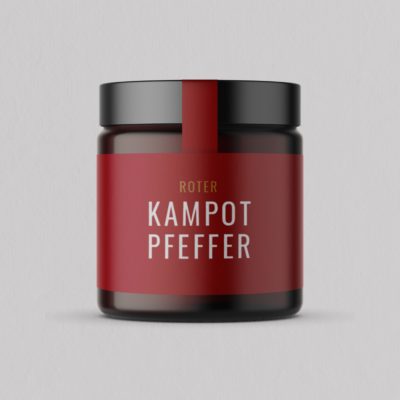 Roter Kampot Pfeffer im Glas | 50 g