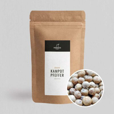 Weißer Kampot Pfeffer | 250 g
