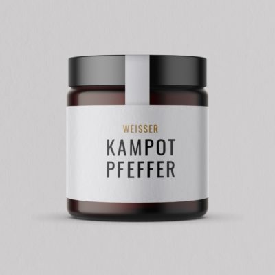 Weißer Kampot Pfeffer | 50 g