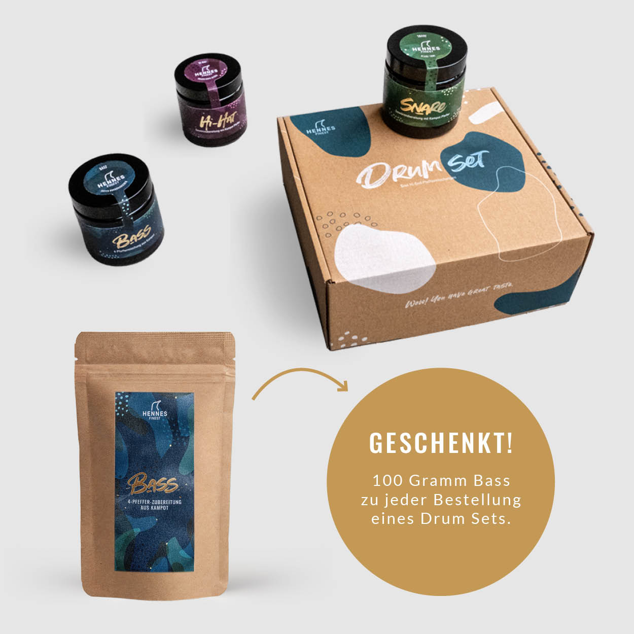 Drum Set | Geschenkbox