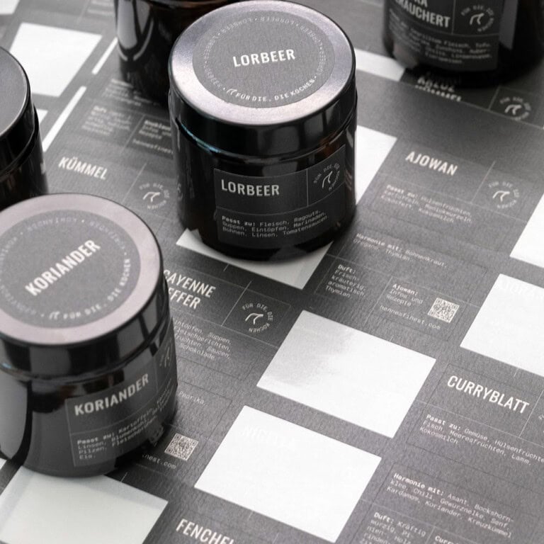 Gewürzetiketten-anthrazit