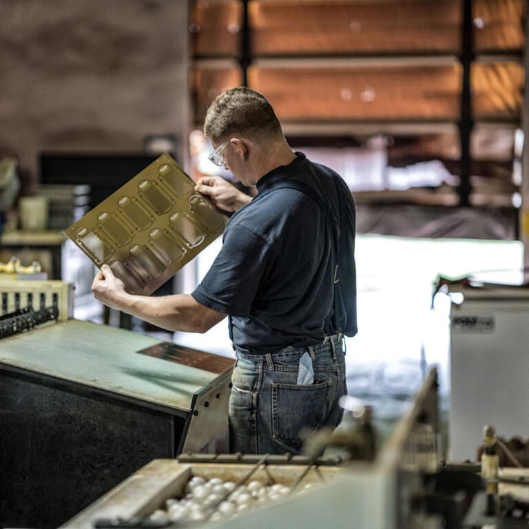 Microplane-Reibe-Produktion