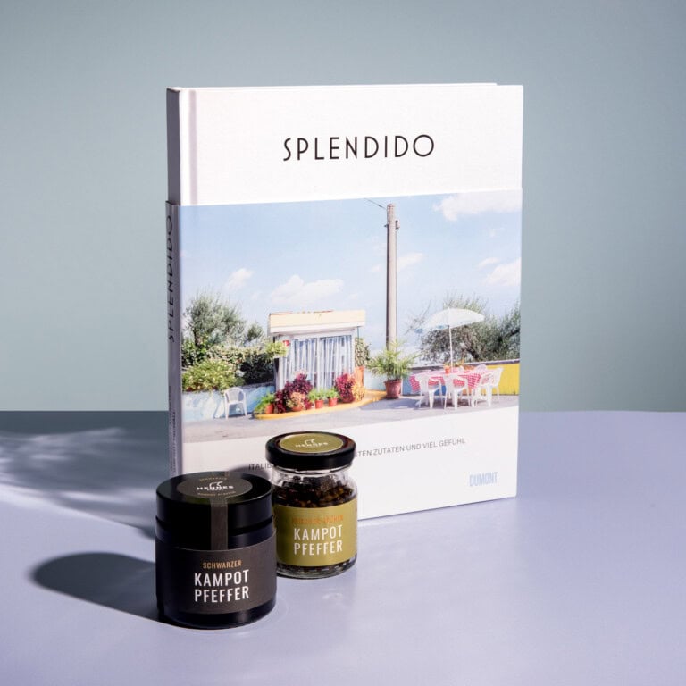 Bella Italia-Hennes Finest Pfeffer Geschenkset-Quadrat