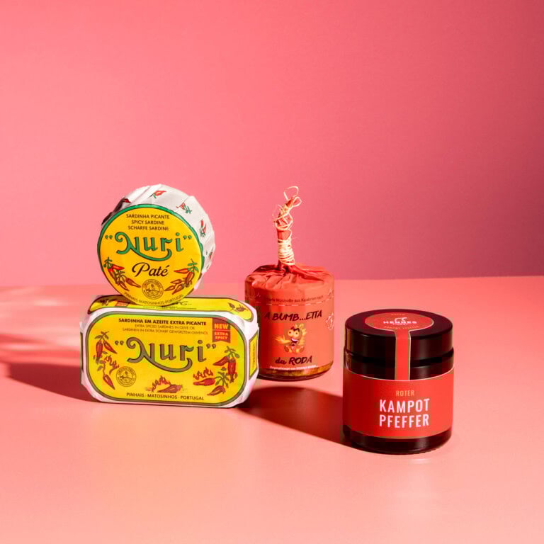 Feuer Frei - Hennes Finest Pfeffer Geschenkset-Quadrat