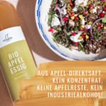 Bildkomposition Apfelessig-direktsaft