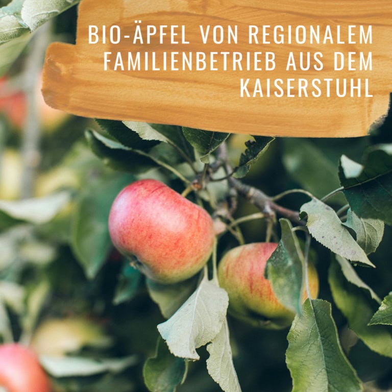 Bildkomposition Apfelessig_Bio-Äpfel