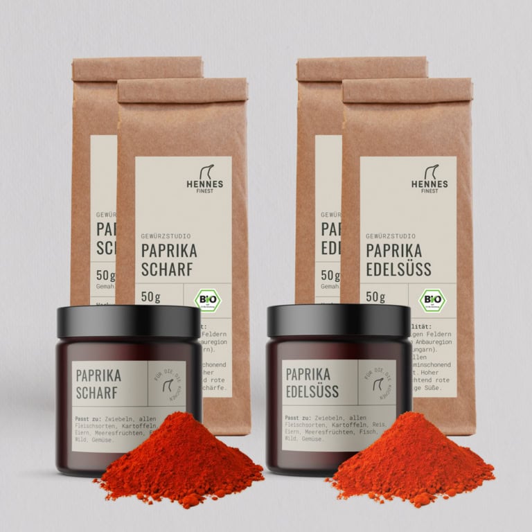 Paprika-Satt-Edelsüss-Scharf-Gewürzstudio