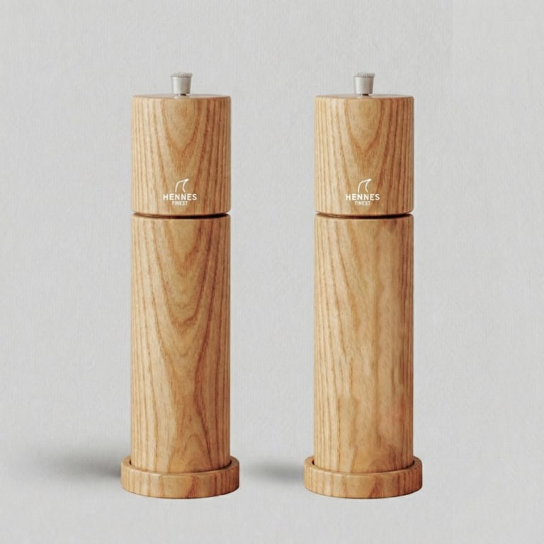 Pfeffer-Salzmühle-Naturholz-Esche